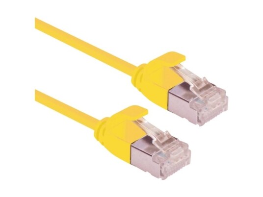 Roline Roline F/Utp Datacenter Patch Cord Cat.6A (Class Ea) Lsoh Bardzo Cienki Żółty 2 M