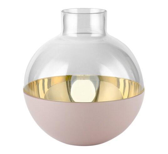 Skultuna 1607 Pomme vase medium støvrosa