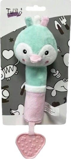 Tulilo Kosebamse Rangle med Lyd 17 cm And