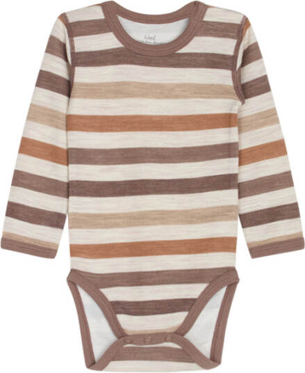Hust & Claire Baloo Stripe ull/bambus body   coffee (56)   56