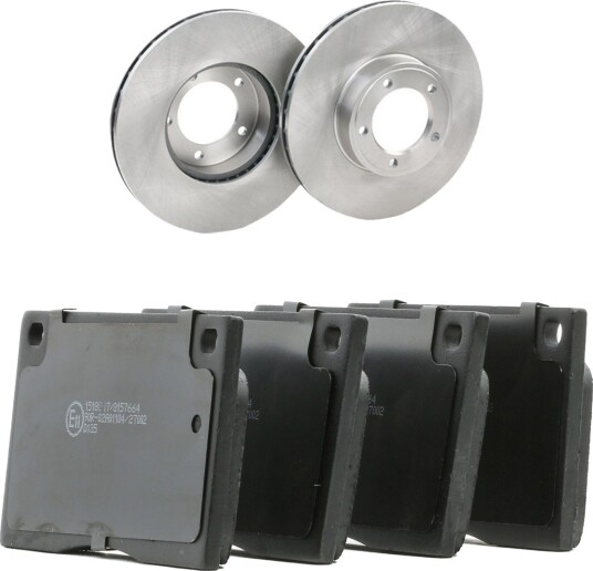 Bremseskiver og -klosser RIDEX 3405B2095