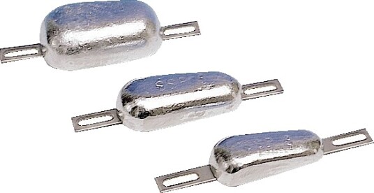 Sinkanode skrog oval 1 kg