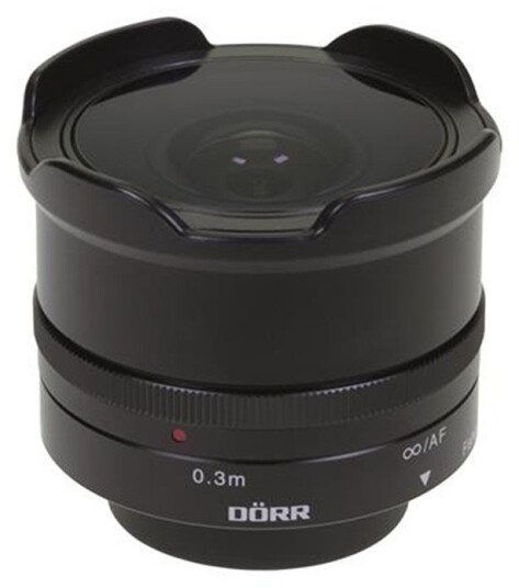 DÃRR Fisheye Objektiv til Micro 4/3 - 9,3mm - f/8,0 DÃRR Fisheye Objektiv til Micro 4/3 - 9,3mm - f/8,0