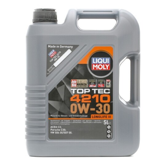 Motorolje LIQUI MOLY TOP TEC 4210 0W30 5L