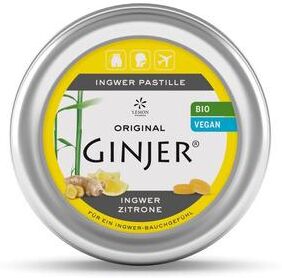 Sitronpastiller med ingefær fra GINJER – 40 gr