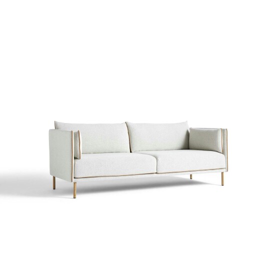 Hay Silhouette Sofa 3 Seater Coda 100/Cognac Piping/Oak