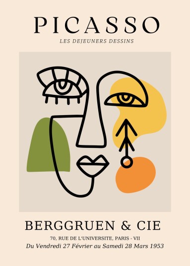 Plakat Picasso Les Dejeuners Dessins