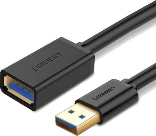 Usb Kabel Ugreen Usb A Til Usb A 0,5 M Svart 30125