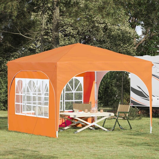 vidaXL Pop up Festtelt 290 x 290 x 245 cm Oransje