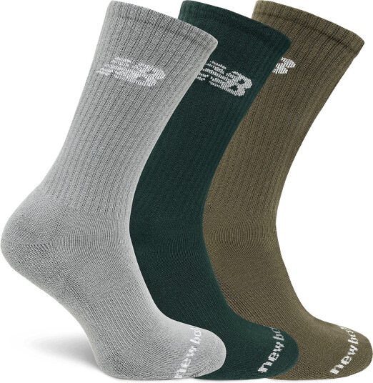 New Balance Everyday Crew 3 Pairs Multi/patterned XL