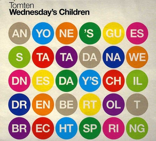 Tomten Wednesday's Children CD Tomten Wednesday's Children CD