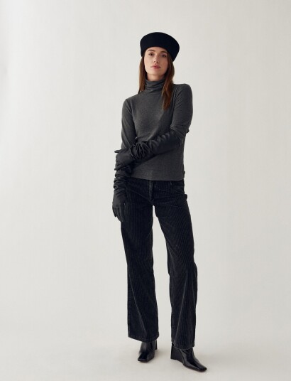 Noella N Maritza Ls Top Grey S
