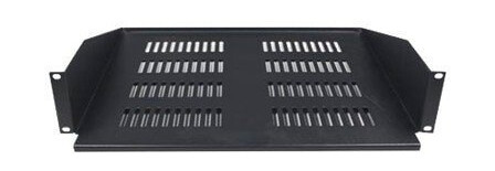 TOTEN 19" Fast hylle 2U, 367mm dybde