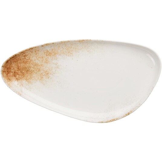 Vega Serveringsfat Purior 40x21x3.8 cm  Hvit/Brun 3 Stykk / Forpakning