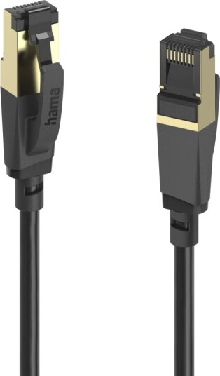 Hama 00202003 5 M Cat8 S/Ftp S Stp Rj 45 Rj 45 Svart