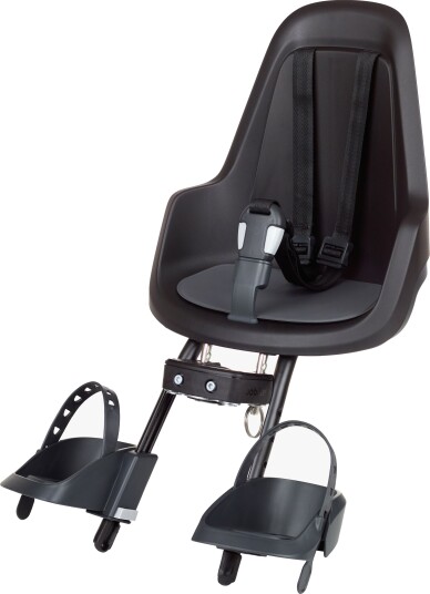 BoBike GO Mini Front Mount Sykkelsete, Urban Black