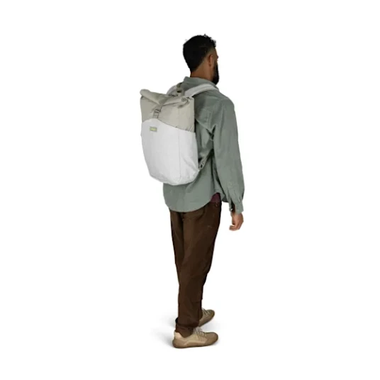 Osprey Arcane Earth Roll Top Backpack Pediment Grey Block OS Osprey Arcane Earth Roll Top Backpack Pediment Grey Block OS