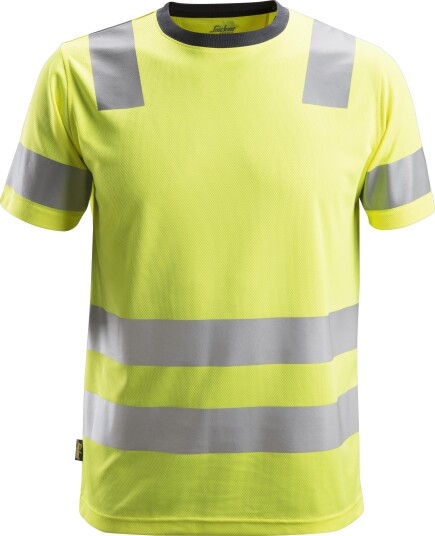 Snickers Workwear 2530 AllroundWork T-skjorte varsel, gul Varsel, Gul, Klær