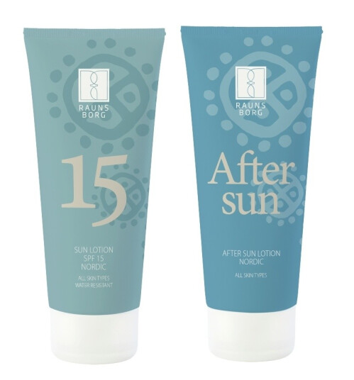Raunsborg Sun Lotion SPF 15 200 ml + Raunsborg After Sun Lotion Nordic 200 ml Raunsborg Sun Lotion SPF 15 200 ml + Raunsborg After Sun Lotion Nordic 200 ml