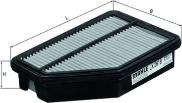 Luftfilter MAHLE ORIGINAL LX 2618