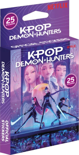 K-Pop Demon Hunters Samlekort Klistremerker Multipakke 25 Stk