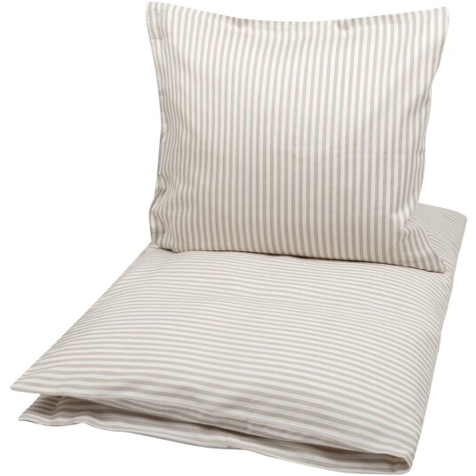 Müsli Balsam Cream/ Cashmere Stripe sengetøy 100x140 cm