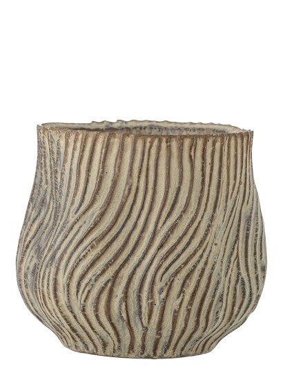 Bloomingville Dua Flowerpot - Green - Ø 19 cm Bloomingville Dua Flowerpot - Green - Ø 19 cm