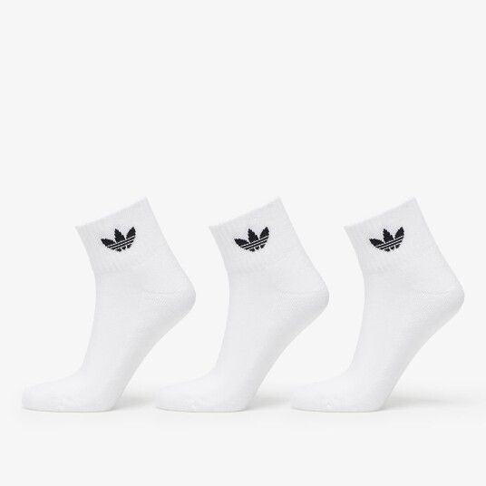 adidas Originals 1/4 Socks 3P - White - 43-45