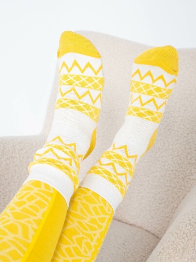 Johaug 2 pack Wool Socks Gul 36 38