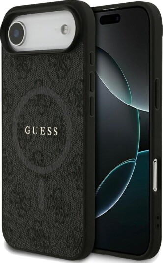 Guess 4G Ring Classic Logo MagSafe deksel til iPhone Air - Svart