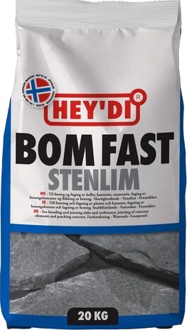Heydi Klebemørtel Bom Fast 20kg For Heller Heydi Klebemørtel Bom Fast 20kg For Heller