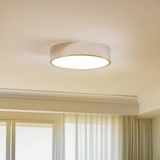 Lamkur Taklampe Kimban av metall Ø 36 cm krom