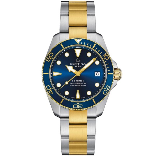 Certina DS Action Diver Powermatic 80 C0328072204110 - Herre - 38 mm - Analog - Automatisk - Safirglass