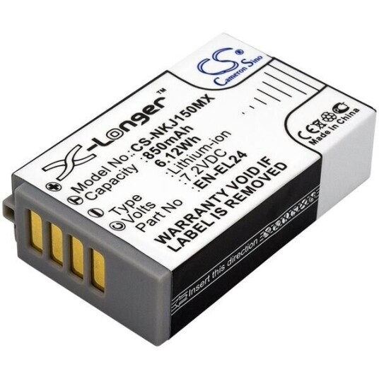 Nikon 1 J5 batteri (850 mAh 7.2 V) Nikon 1 J5 batteri (850 mAh 7.2 V)