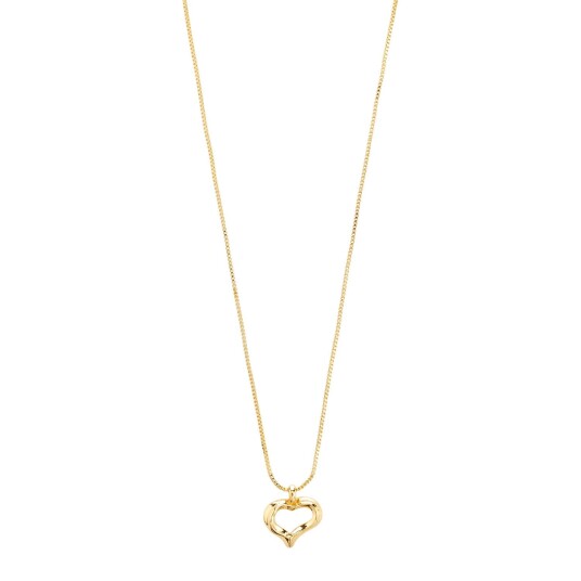 Pilgrim Iris Necklace Gold Plated   Gold   ONE SIZE