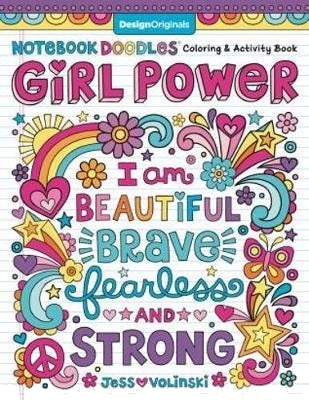 Notebook Doodle Girl Power! Av Jess Volinski