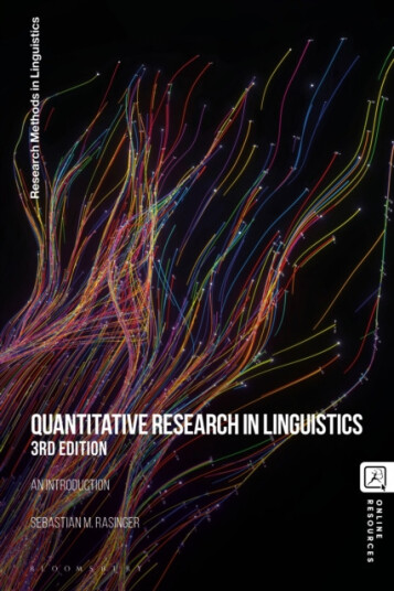 Quantitative Research in Linguistics  An Introduction