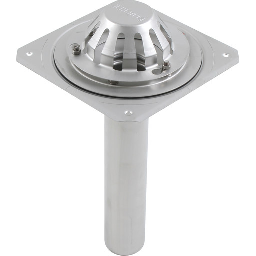 Blücher Takavløp For Vakuumtak Takfolieflens 280x280mm Uttak Ø75mm