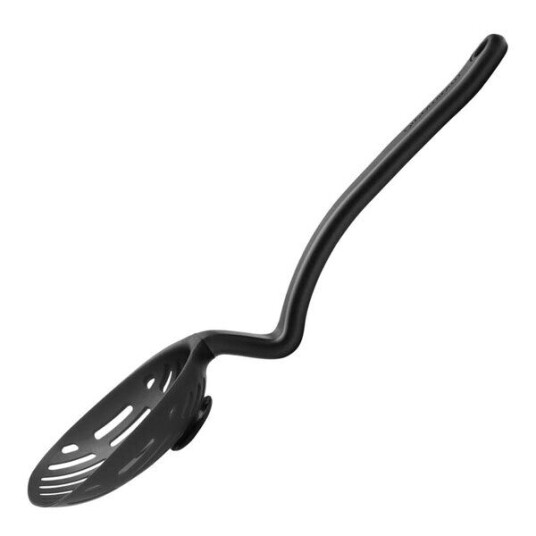 Dreamfarm   Hullsleiv med vinklet håndtak 32,6 cm svart