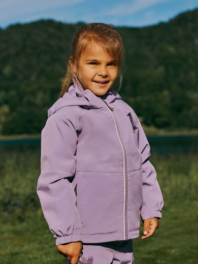 Gullkorn Skarn Skalljakke Lilla 86