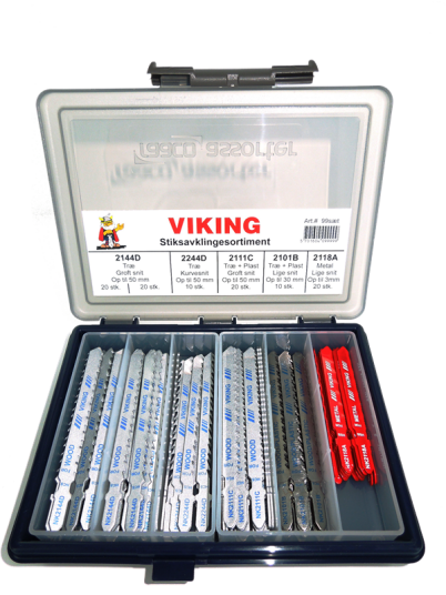 Viking jigsawblades NK 99 Assortment of 100 pieces