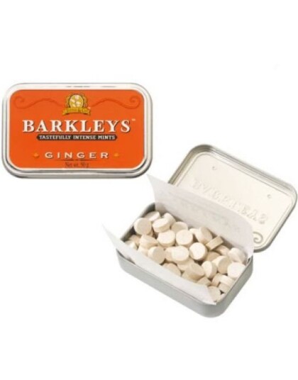 Barkleys Intense Mints Ginger   Sukkertøy med Smak av Ingefær 50 g