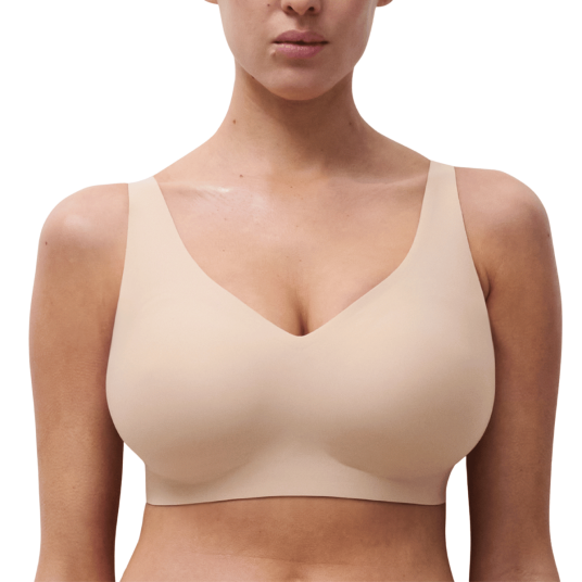 CHANTELLE Softstretch Power Wirefree Top   Beige   XL