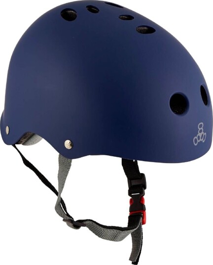 Triple Eight Hjelm - Sertifisert Sweatsaver - Navy Gummi - Triple Eight - XS/Sykkelhjelm - Blå