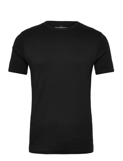 Bread & Boxers Crew Neck Ribbed Black M Bread & Boxers Crew Neck Ribbed Black M