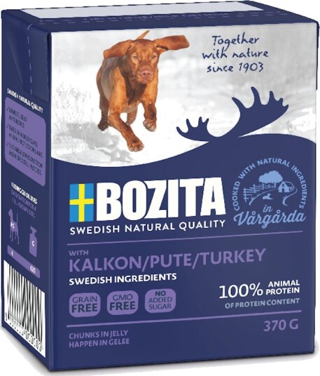 Bozita Biter I Gelé 12 X 370 G Kalkun