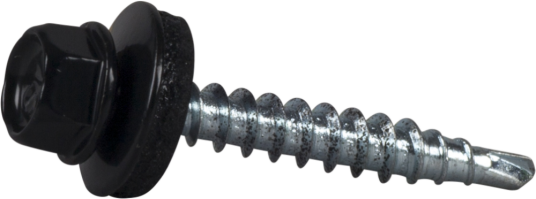 ESSVE 250-pakning BS Farmerskrue 4,8x35mm Svart med Borspiss
