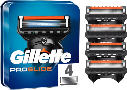 Gillette Fusion Proglide Barberblad 4 stk Barberblader