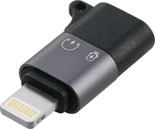 MicroConnect Lightning M to USB-C F Lightning hann USB-C hunn Adapter