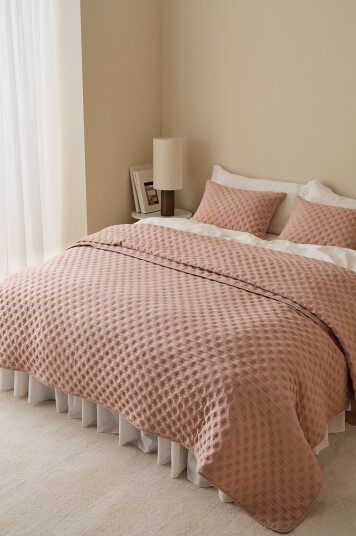 &Home Sengeteppe Heaven Dottie Rosa &Home Sengeteppe Heaven Dottie Rosa